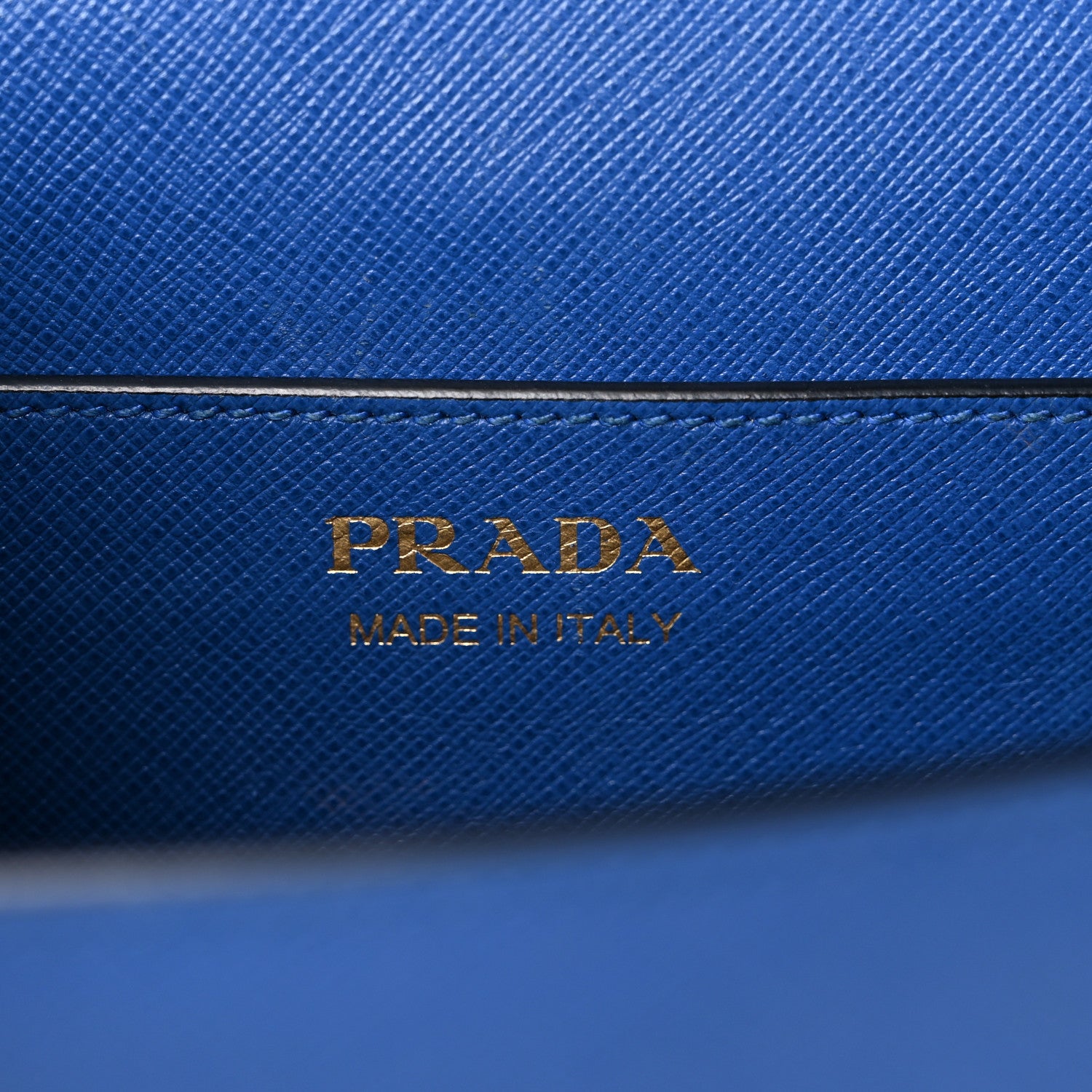 Prada Saffiano Lock Crossbody Bleu 6 of 21
