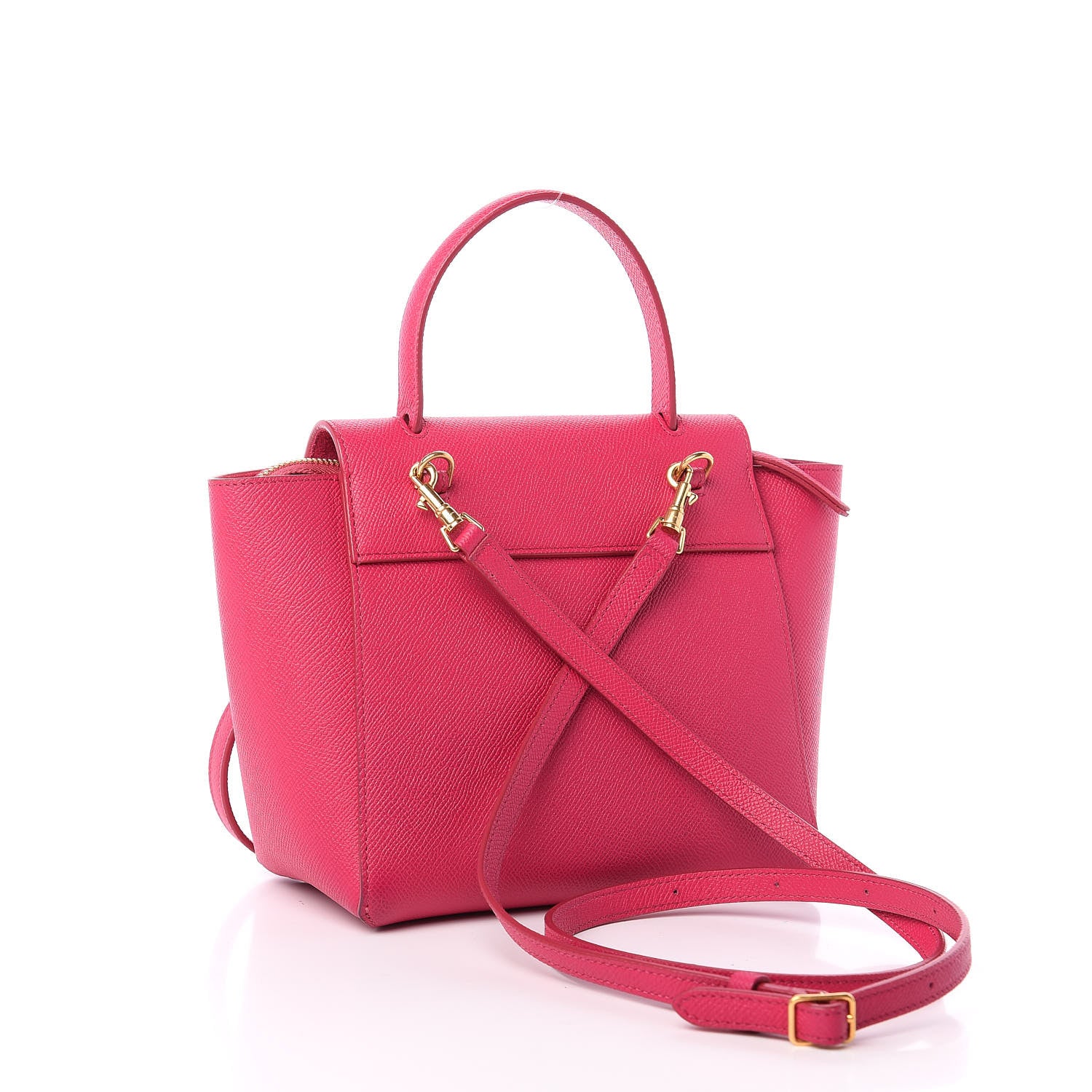 Celine Grained Calfskin Nano Belt Bag Pink 2 of 11