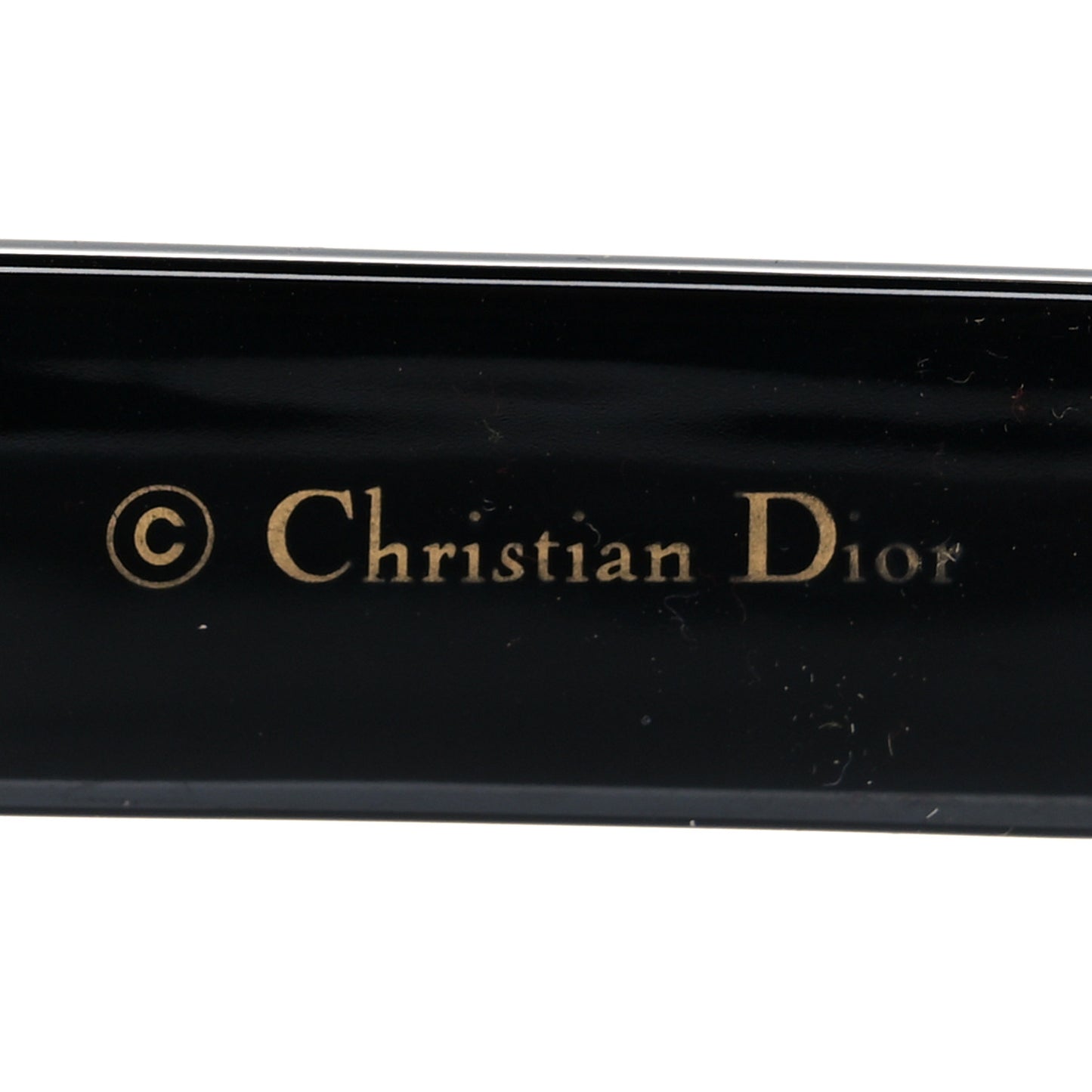 Acetate D Dior Square Sunglasses Black