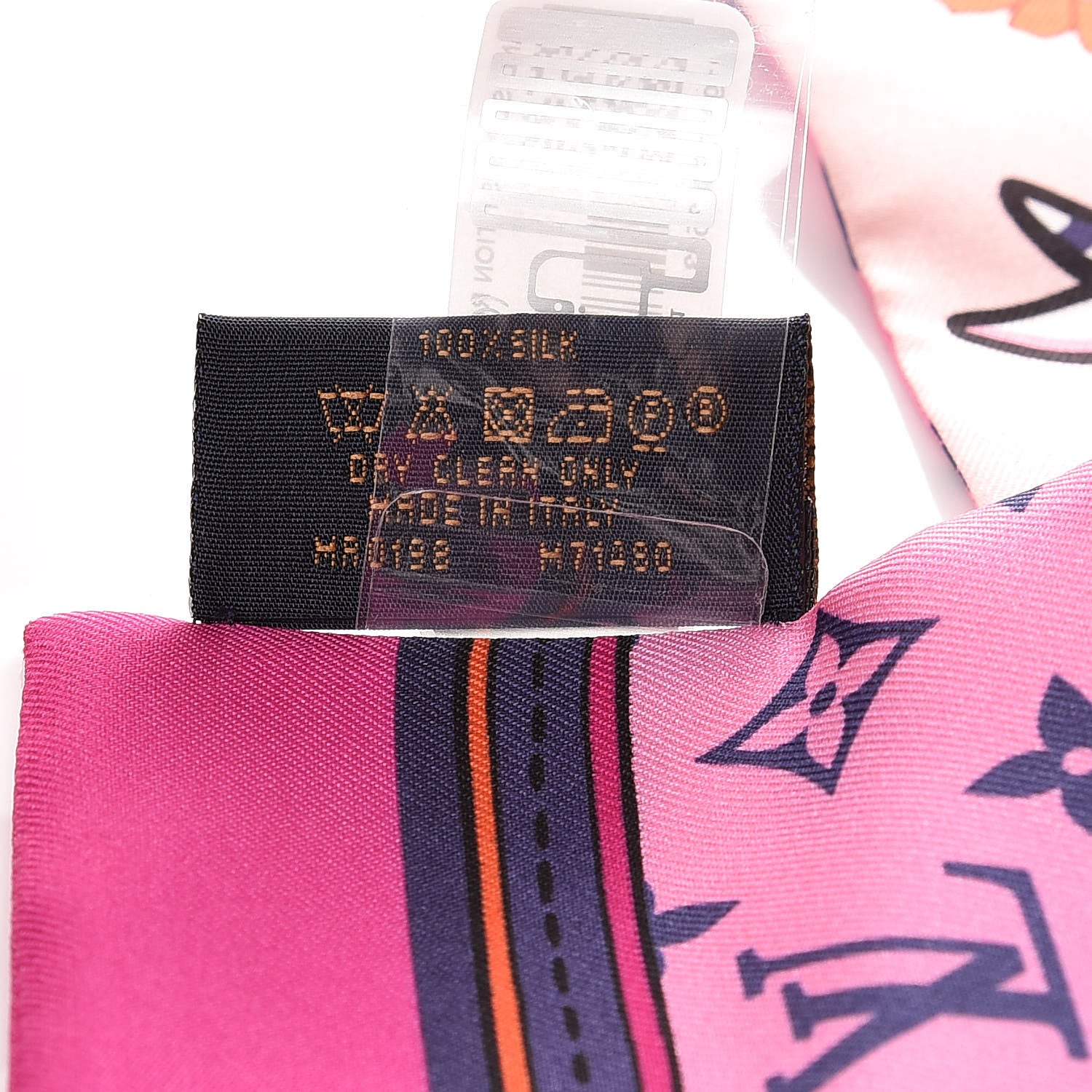Louis Vuitton Silk Monogram Superstition Bandeau Rose 4 of 7