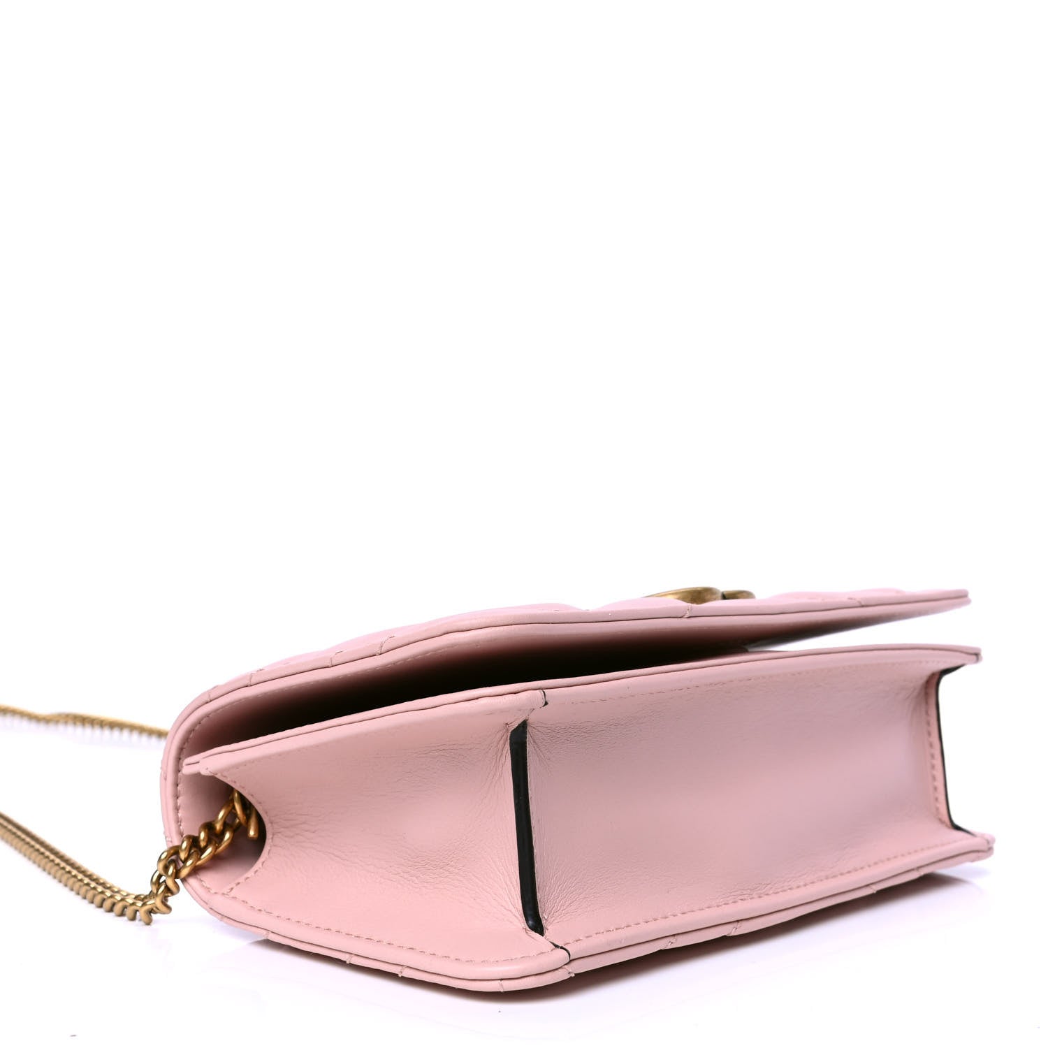 Gucci Calfskin Matelasse GG Marmont Mini Bag Perfect Pink 3 of 5