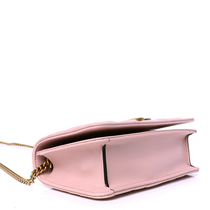 Gucci Calfskin Matelasse GG Marmont Mini Bag Perfect Pink 3 of 5