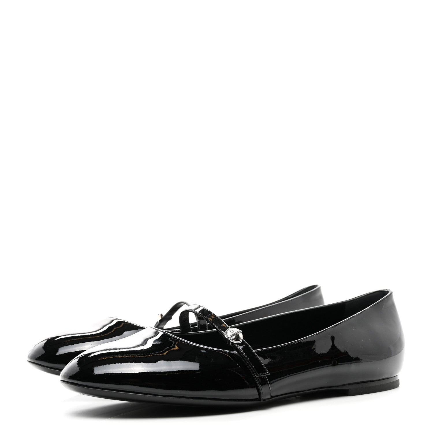 Louis Vuitton Patent Uniformes Ballet Flats 40 Black 3 of 8