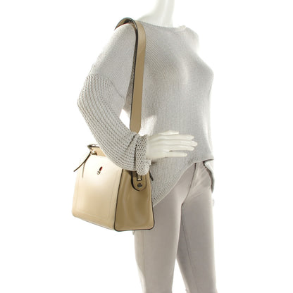 Fendi Vitello Baltico Dolce DotCom Satchel Tortora Papavero 3 of 9