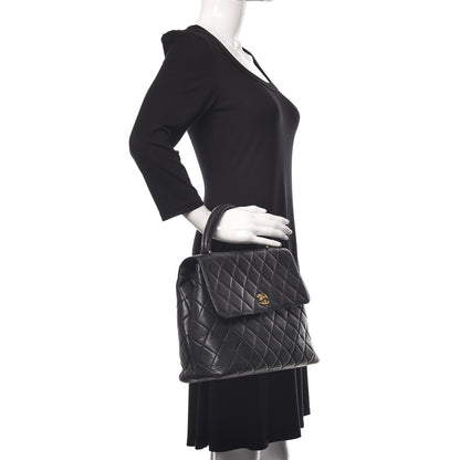 Chanel Caviar Quilted Jumbo Kelly Flap Black 2 of 11