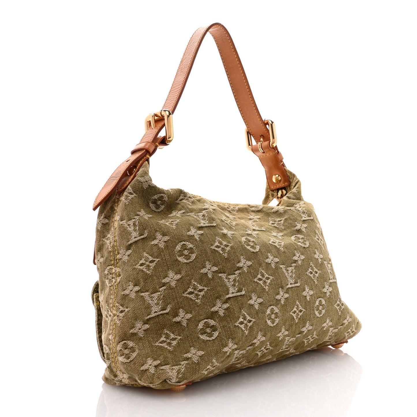 Monogram Denim Baggy PM Lichen