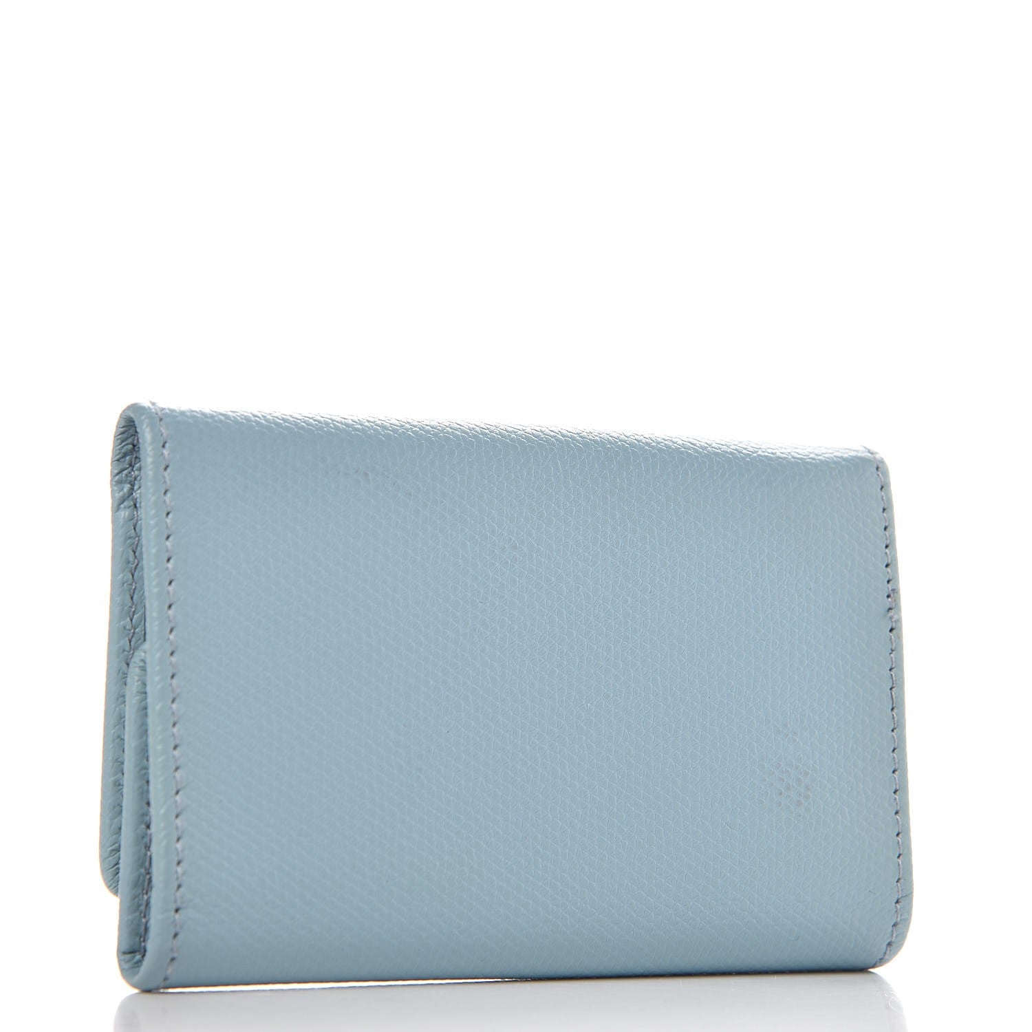 Chanel Grained Calfskin CC Button 6 Key Holder Light Blue 3 of 10