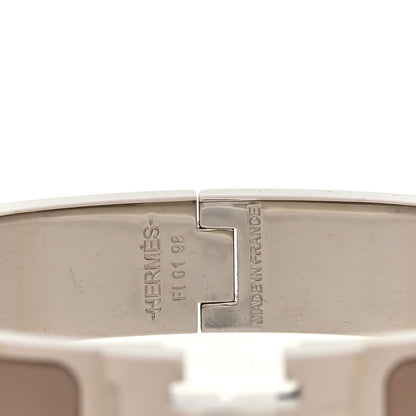 Hermes Enamel Narrow Clic Clac H Bracelet PM Marron Glace 4 of 5