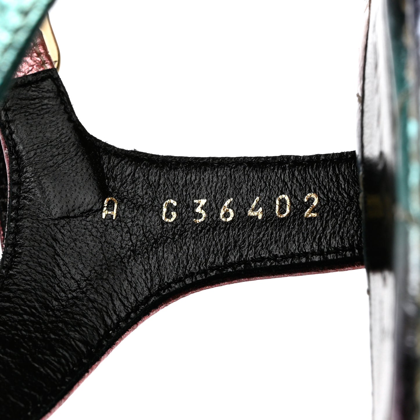 Goatskin Fantasy CC Pearl Thong Sandals 39 Multicolor