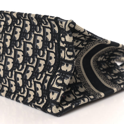 Christian Dior Oblique Small Book Tote Blue Multicolor 9 of 9