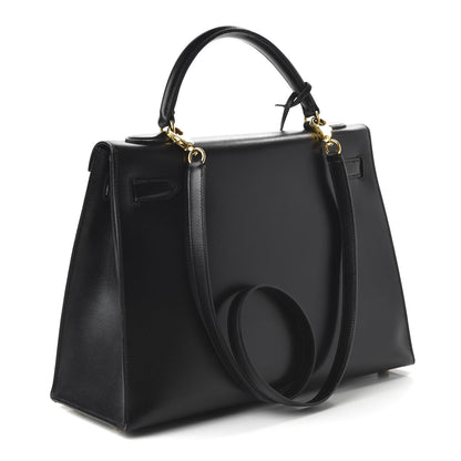 Hermes Box Kelly Sellier 32 Black 3 of 12