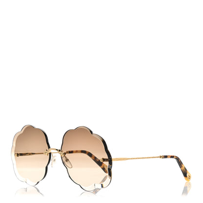 Chloe Flower Round Sunglasses CE156S in Brown 1 of 6
