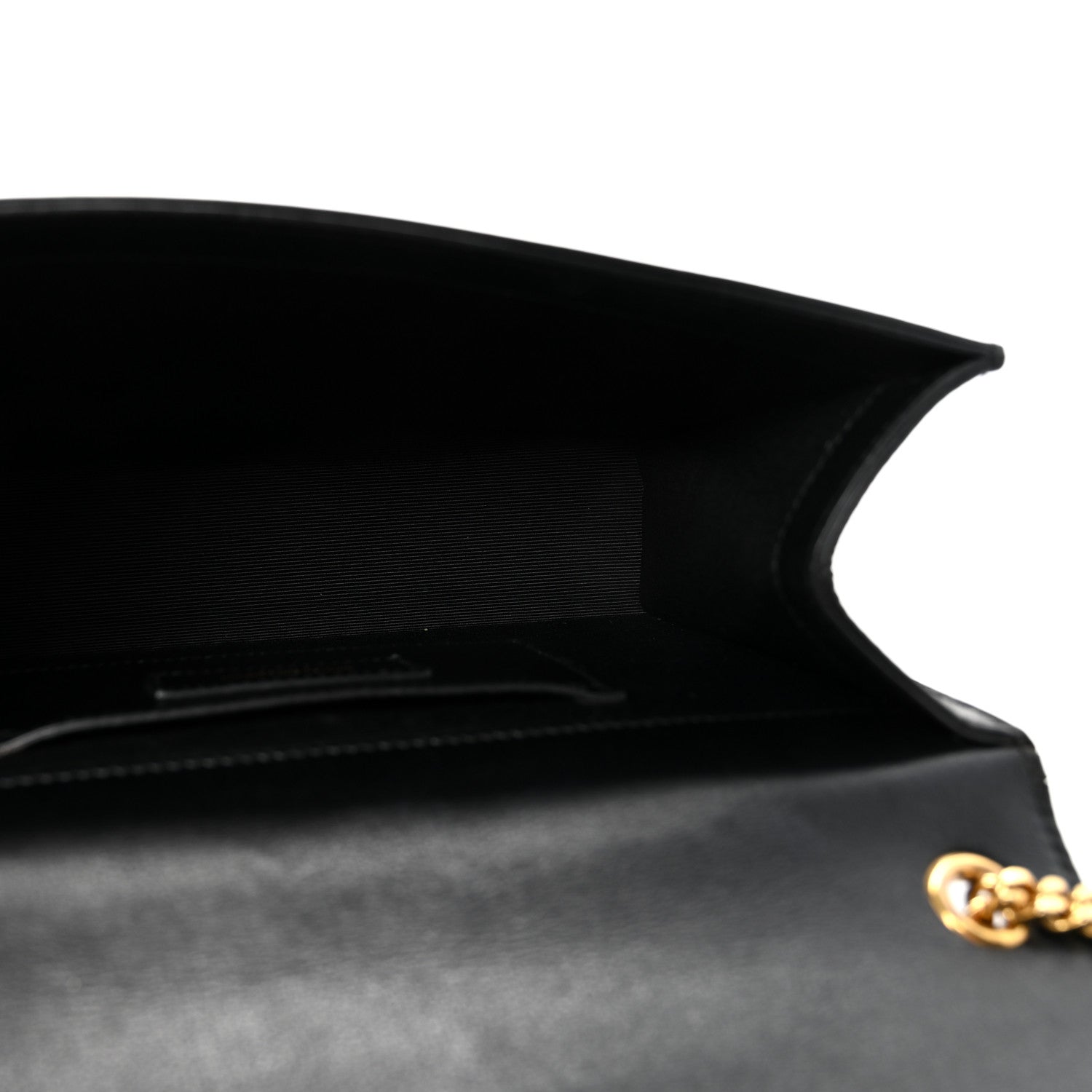Saint Laurent Lambskin Medium Cloud Star Monogram Kate Satchel Black 9 of 17