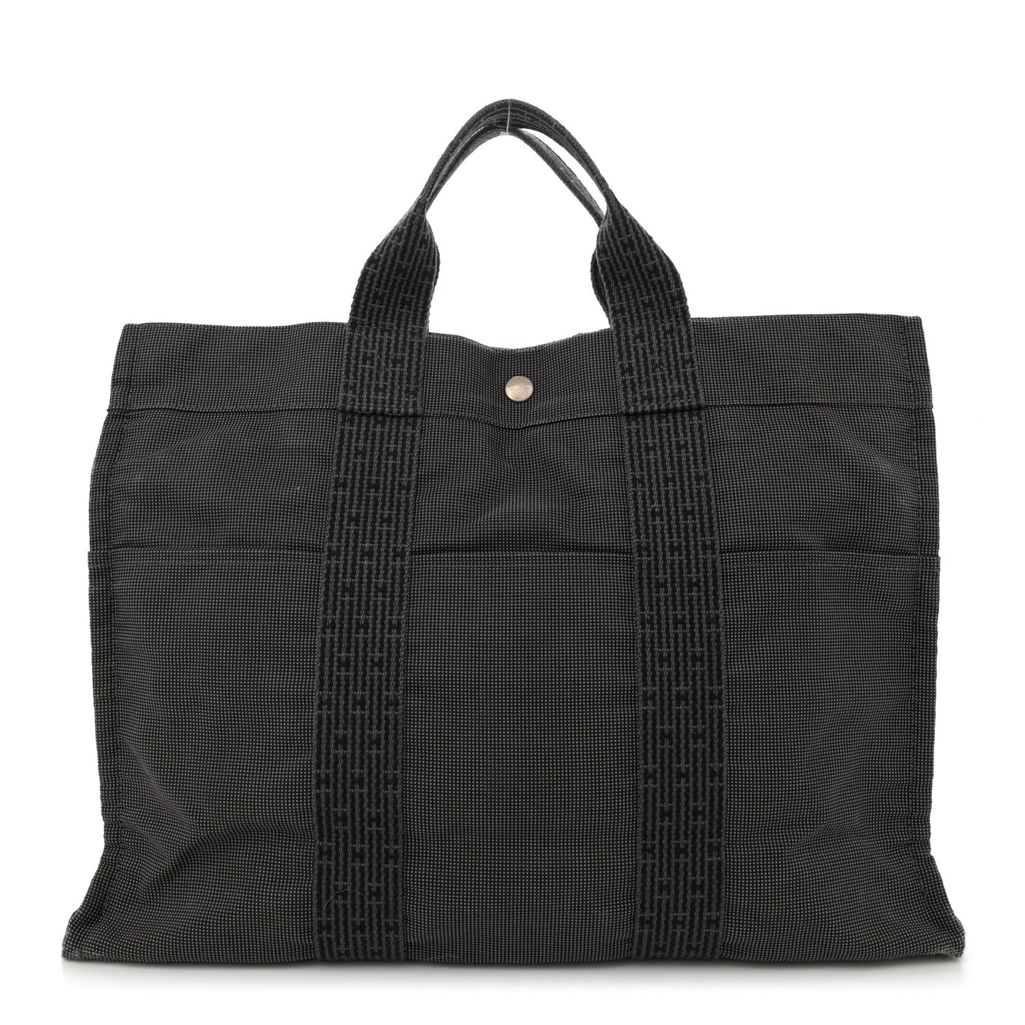 Canvas Herline MM Tote Grey