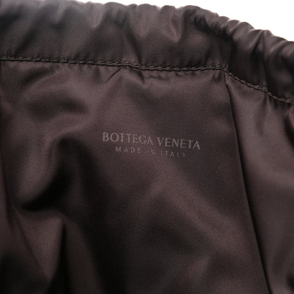 Bottega Veneta Calfskin Nylon Tape Bucket Bag Black 6 of 11