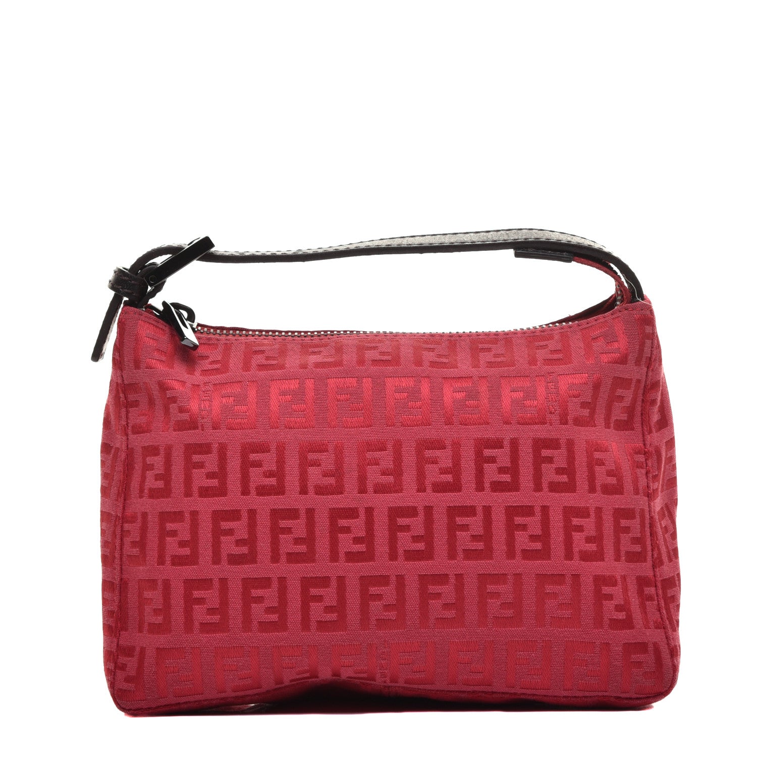 Fendi Zucchino Vitello Mini Pochette Lipstick Testa di Moro 1 of 8