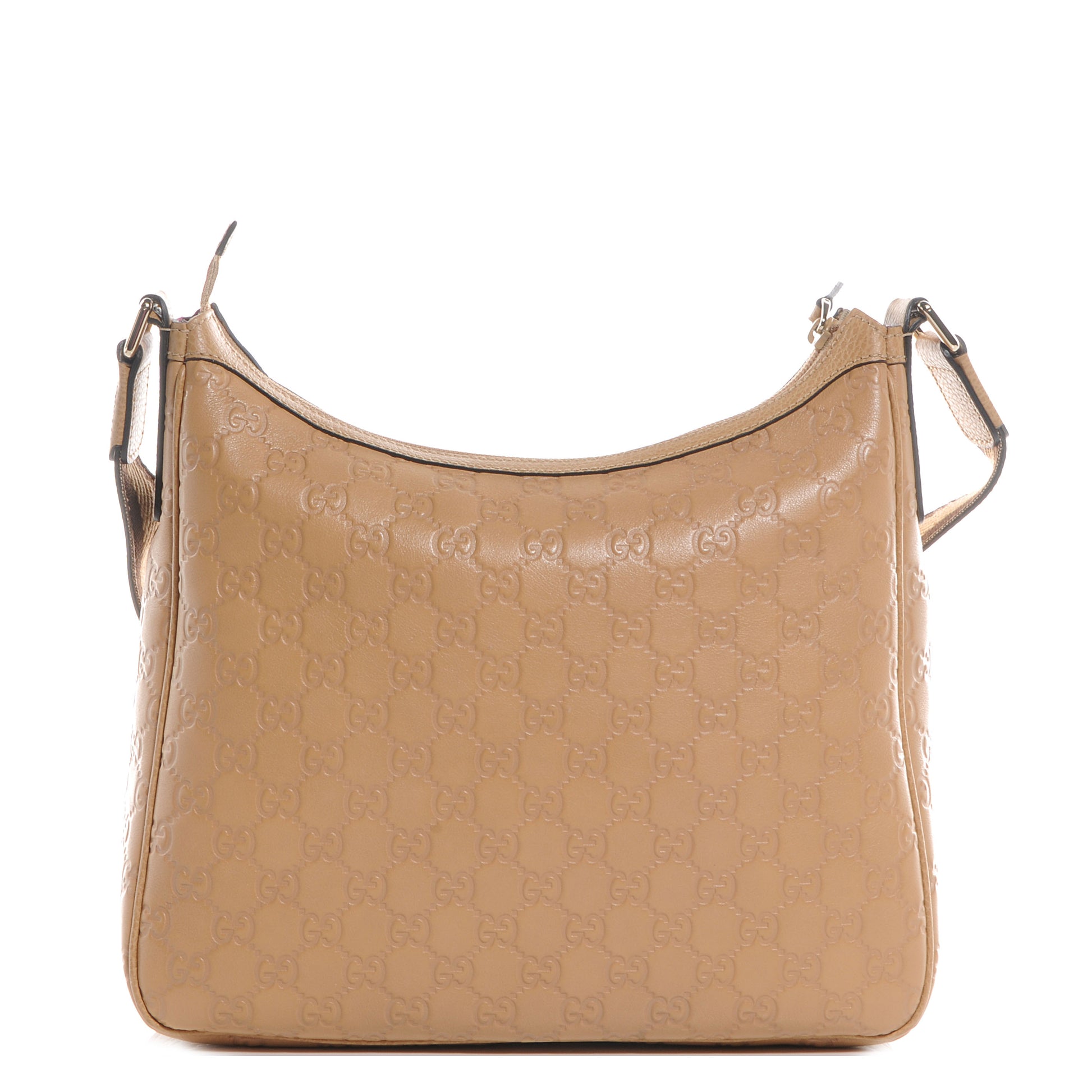 Gucci Guccissima Shoulder Bag Beige 1 of 7