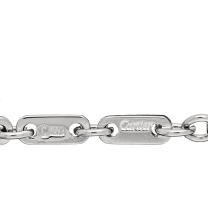 Cartier 18K White Gold 3.5mm Fidelity Link Bracelet 3 of 3