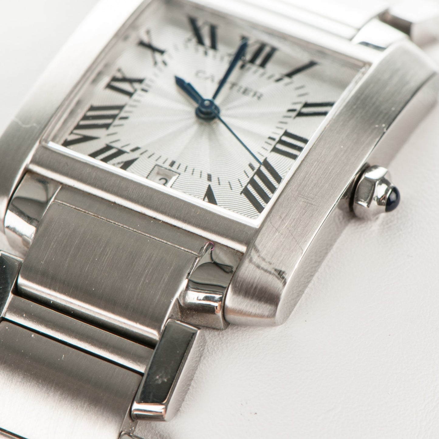Stainless Steel 28mm Tank Francaise Automatic Watch