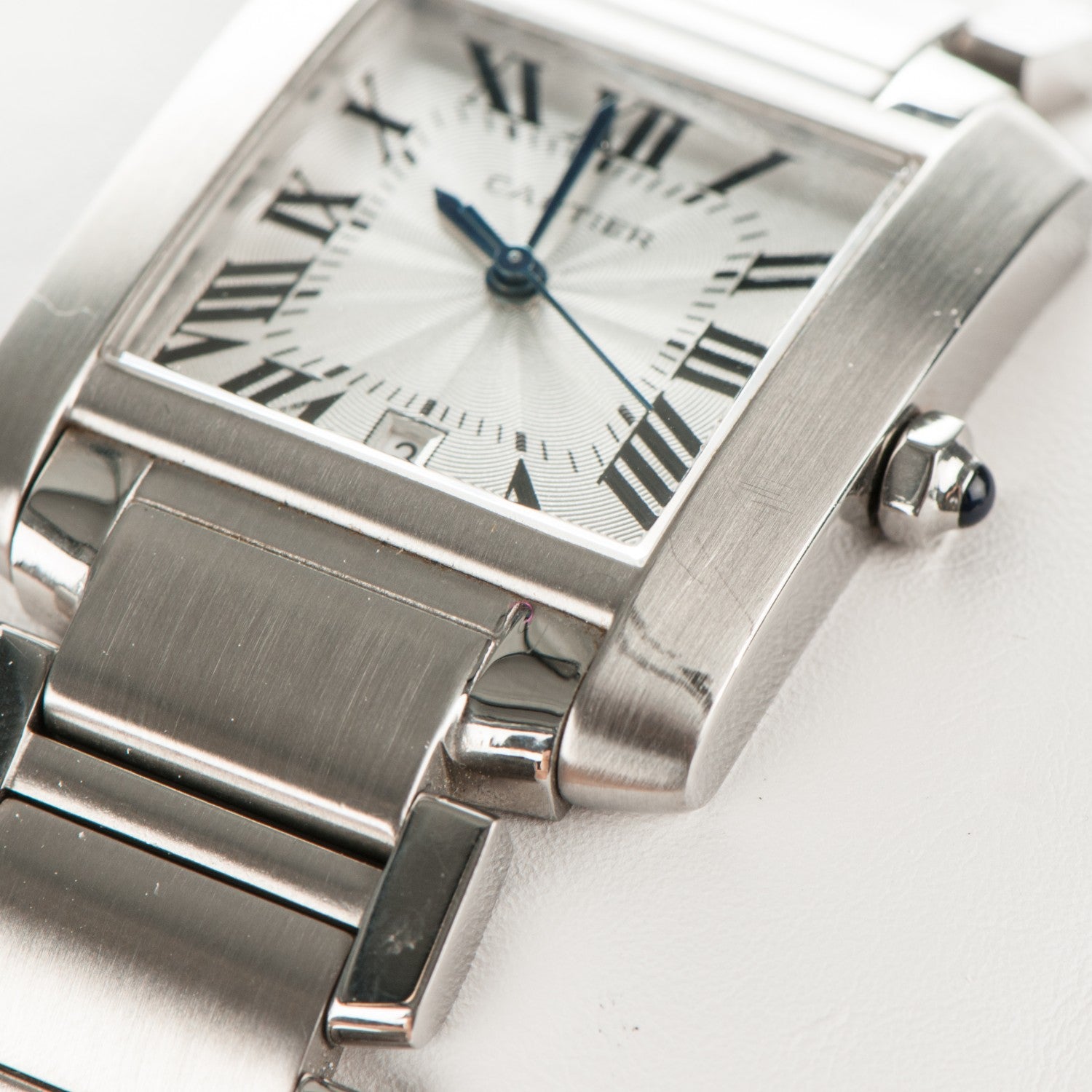 Cartier Stainless Steel 28mm Tank Francaise Automatic Watch 6 of 6
