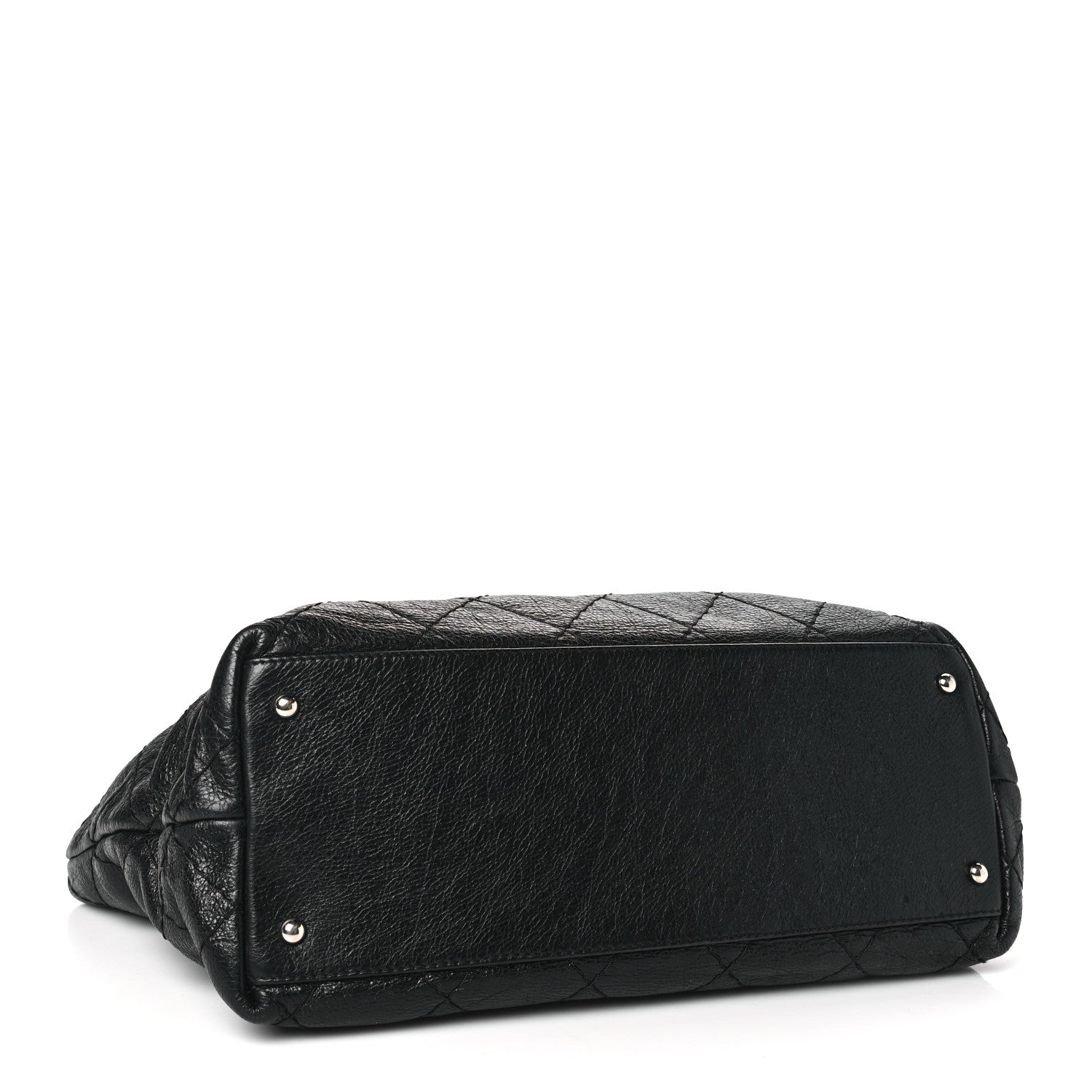 Chanel Glazed Calfskin Large On The Road Tote Black 4 of 12