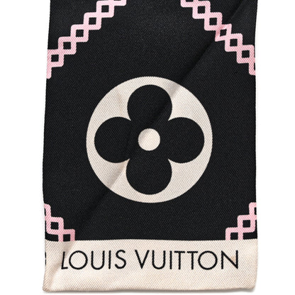 Louis Vuitton Silk Monogram Croisillon Bandeau Black 7 of 11