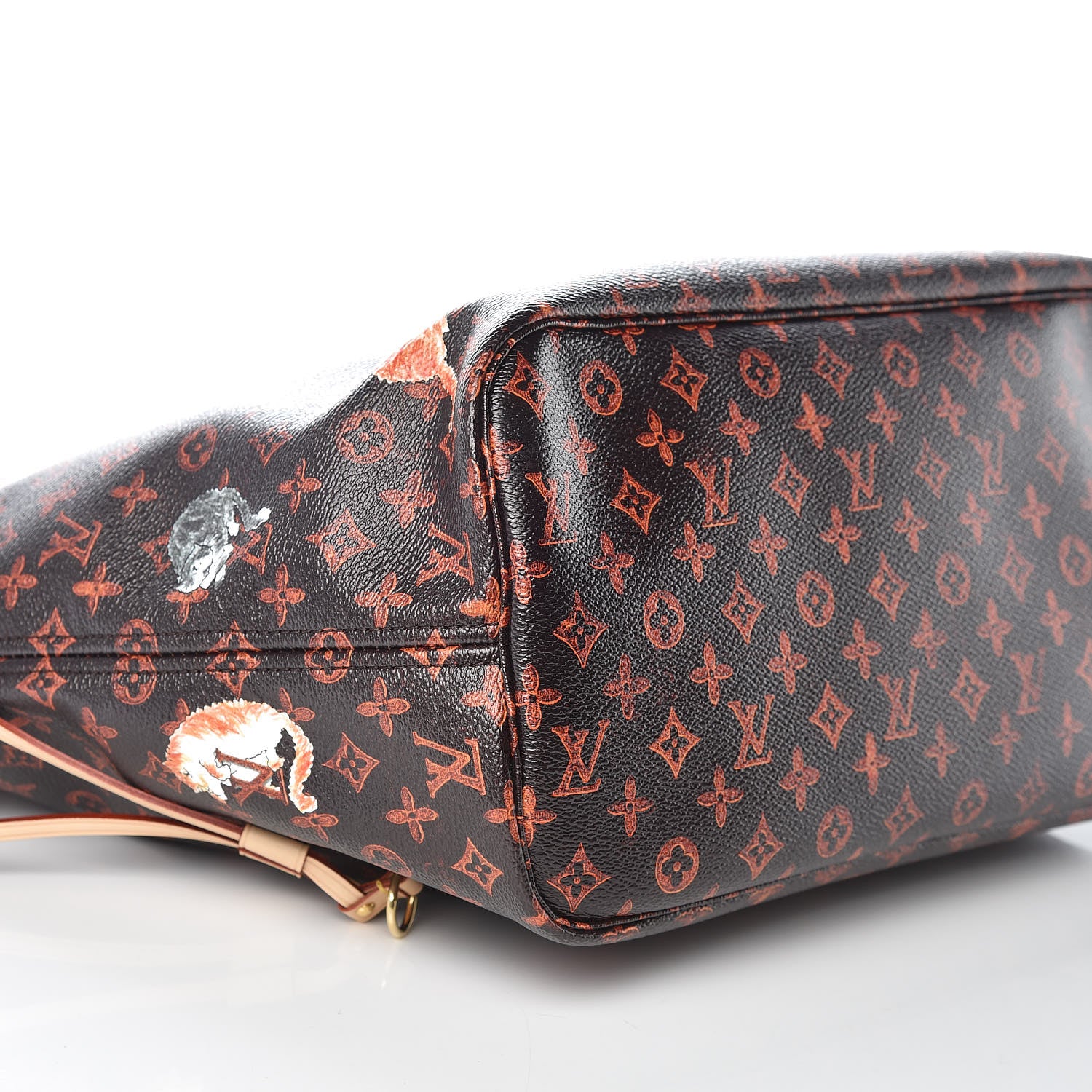 Louis Vuitton Catogram Neverfull MM Marron 5 of 10