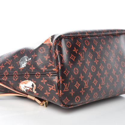 Louis Vuitton Catogram Neverfull MM Marron 5 of 10