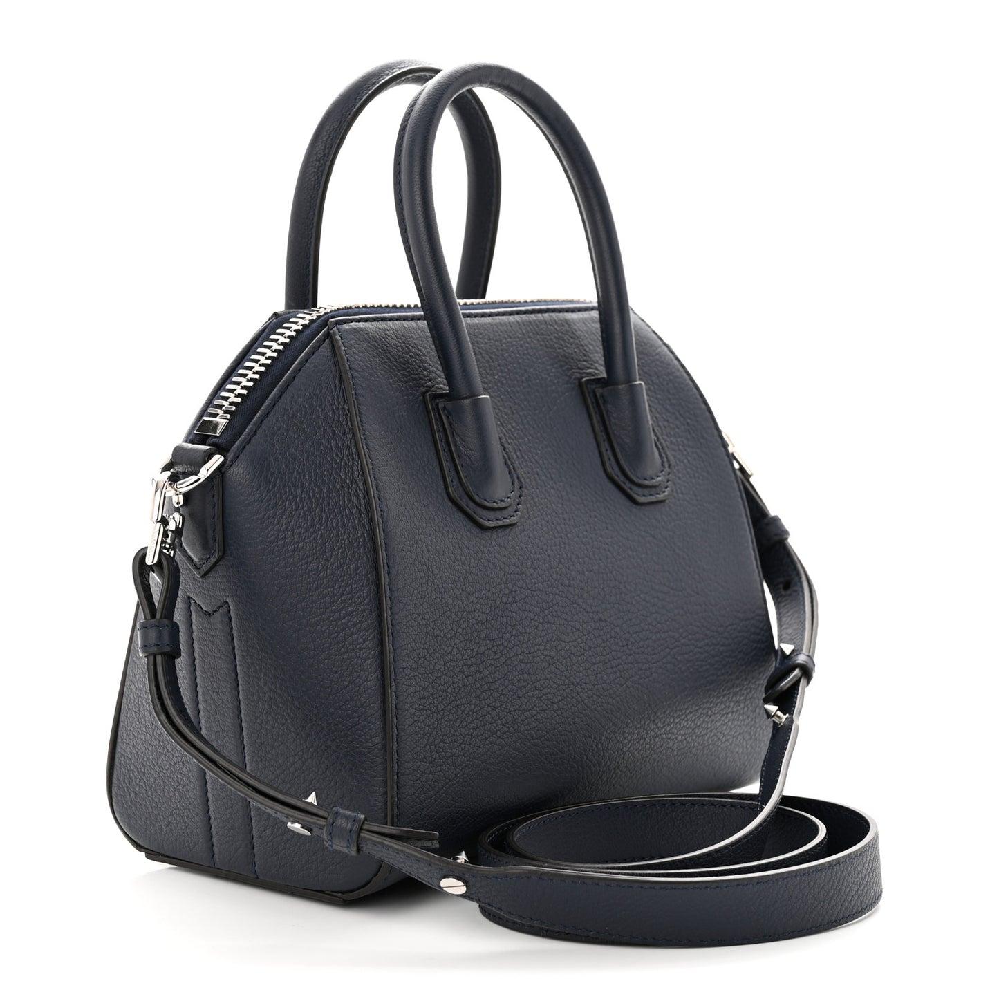 Sugar Goatskin Mini Antigona Night Blue