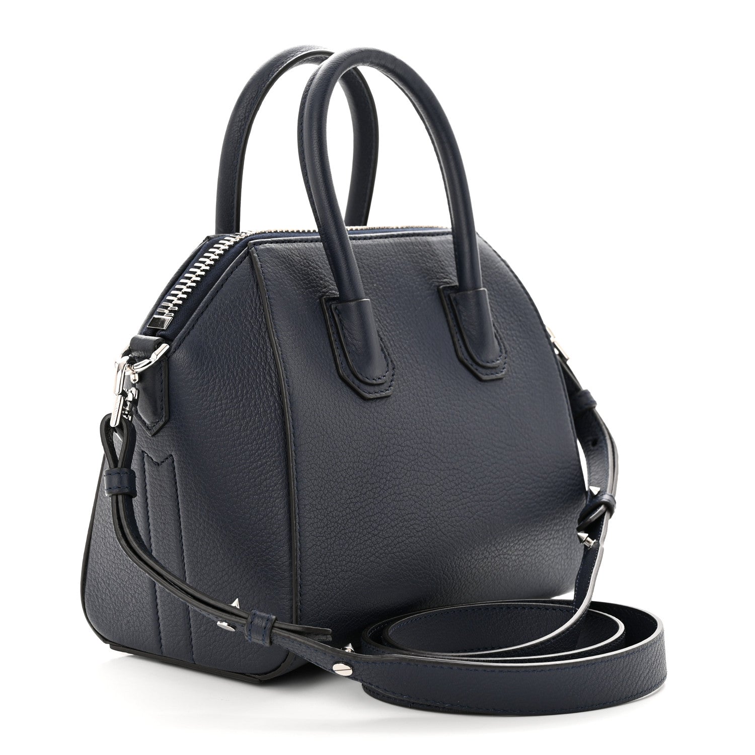Givenchy Sugar Goatskin Mini Antigona Night Blue 3 of 10