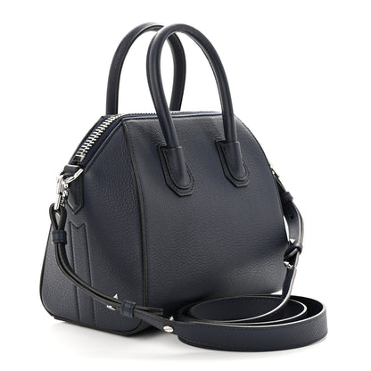 Givenchy Sugar Goatskin Mini Antigona Night Blue 3 of 10