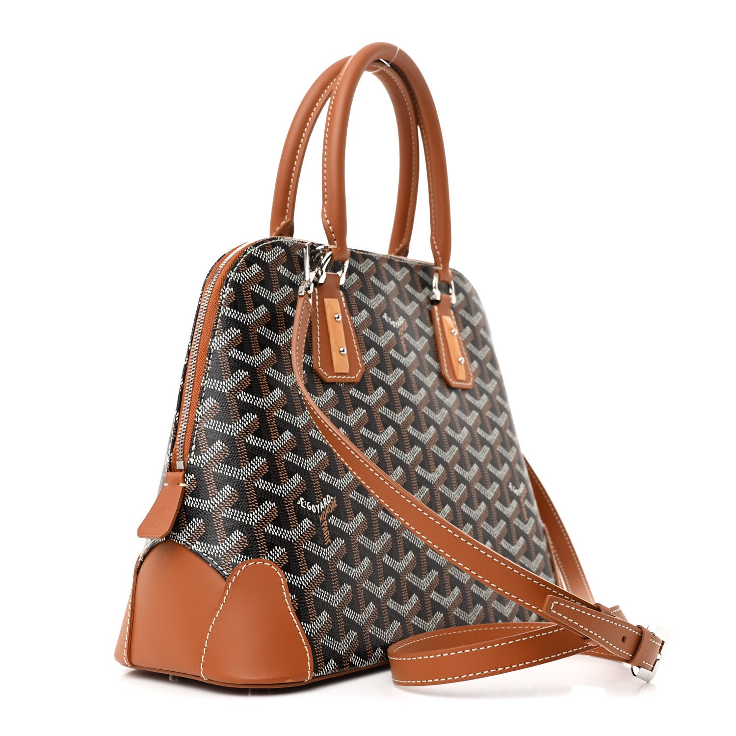 Goyard Goyardine Sac Vendome PM Black Gold 3 of 10