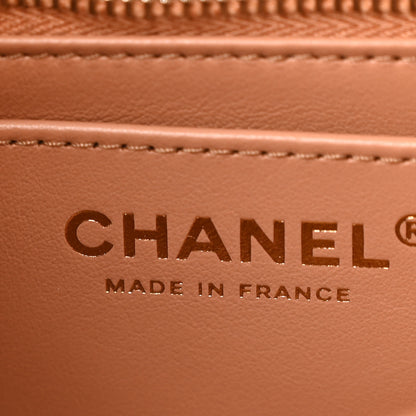 Chanel Lambskin Quilted Mini Rectangular Pearl Crush Flap Brown 6 of 11