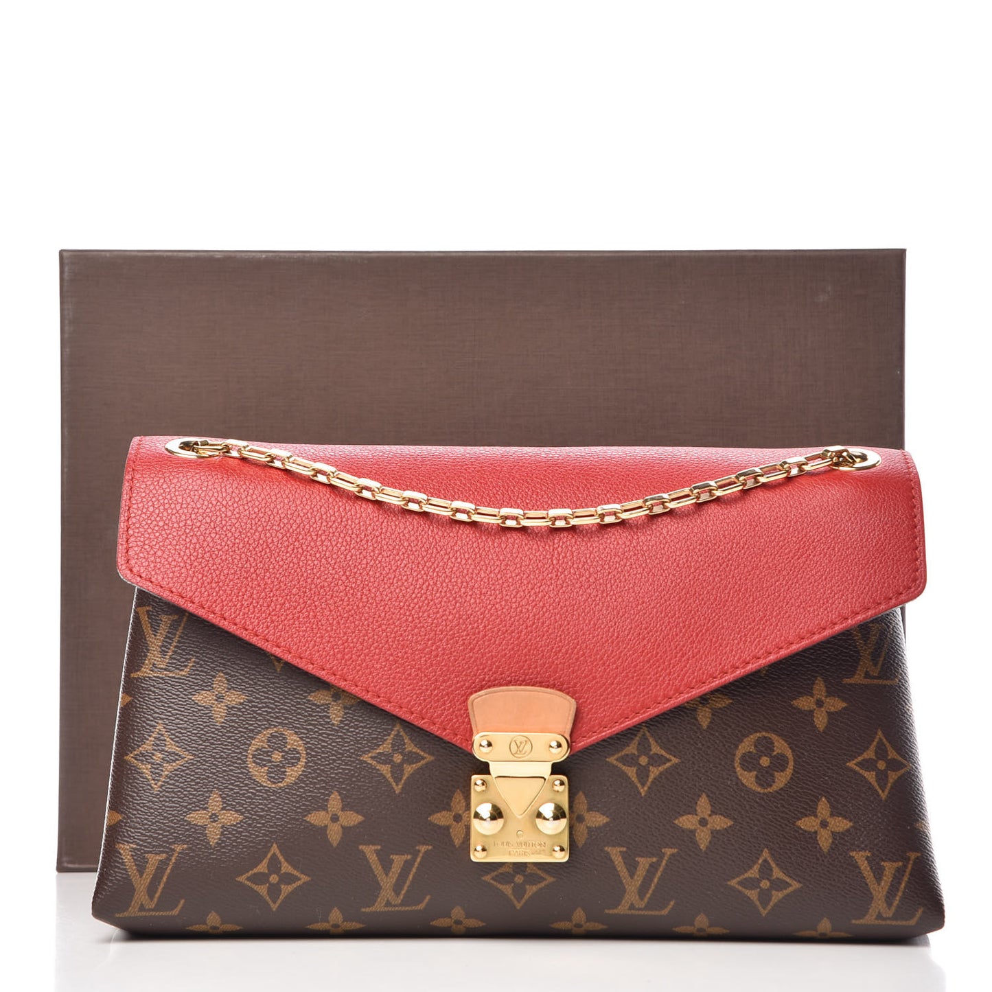 Monogram Pallas Chain Cherry