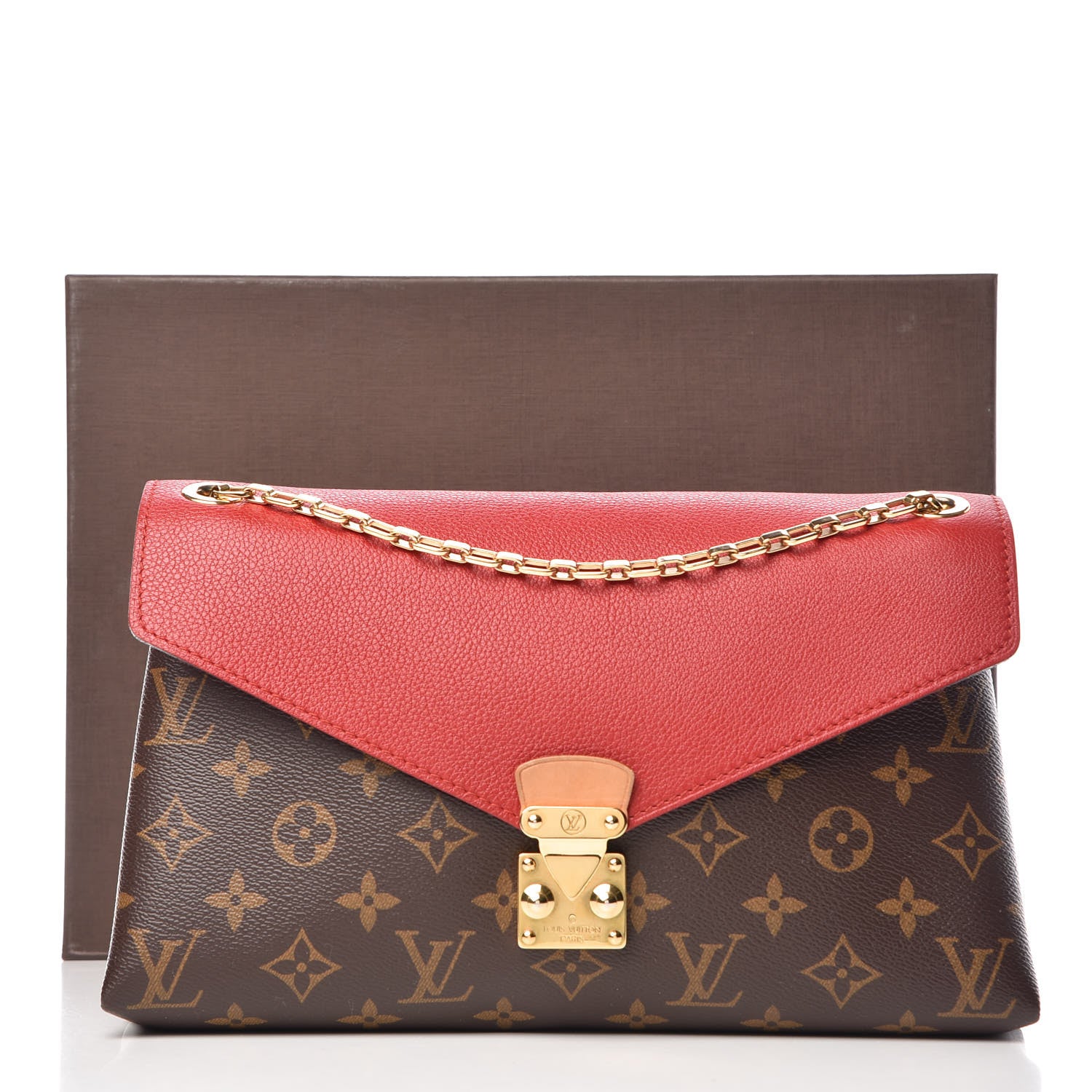 Louis Vuitton Monogram Pallas Chain Cherry 14 of 14