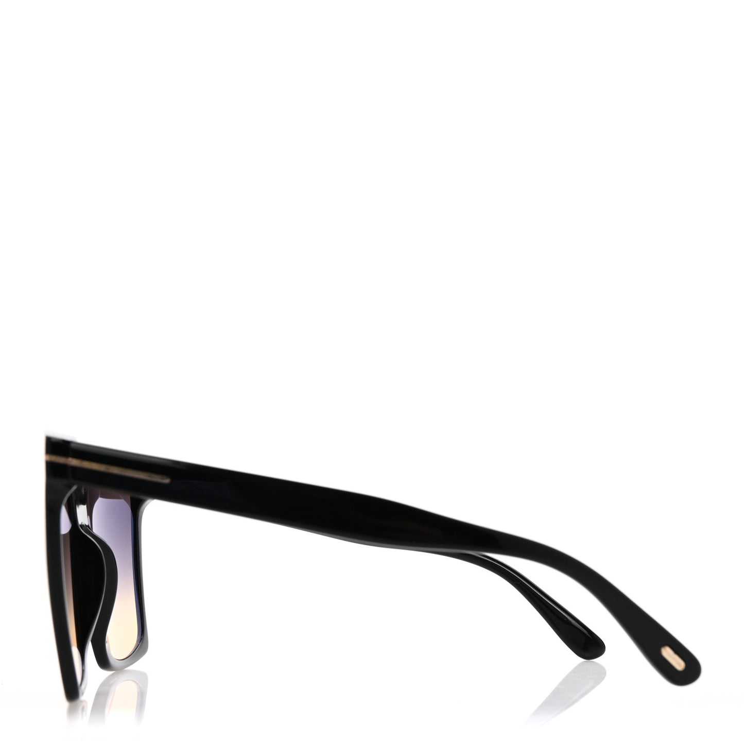 Acetate Sabrina Square Sunglasses TF764 Black