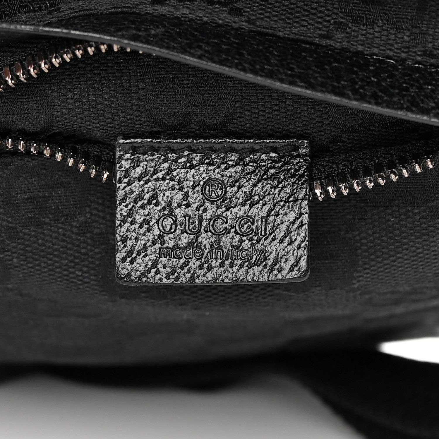 Gucci GG Monogram Double Pocket Belt Bag Black 8 of 12