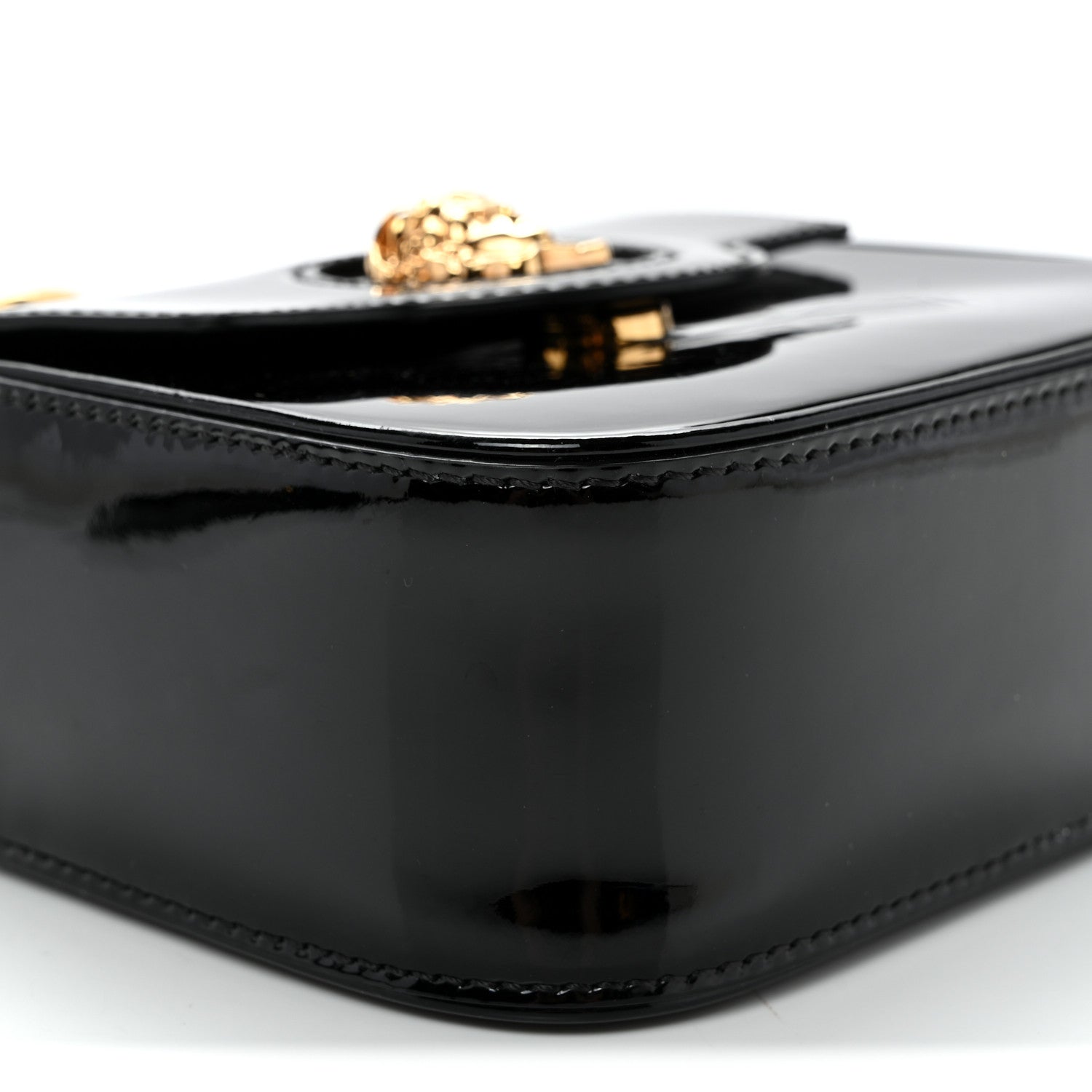 Versace Patent Mini La Medusa Bag Black 8 of 9