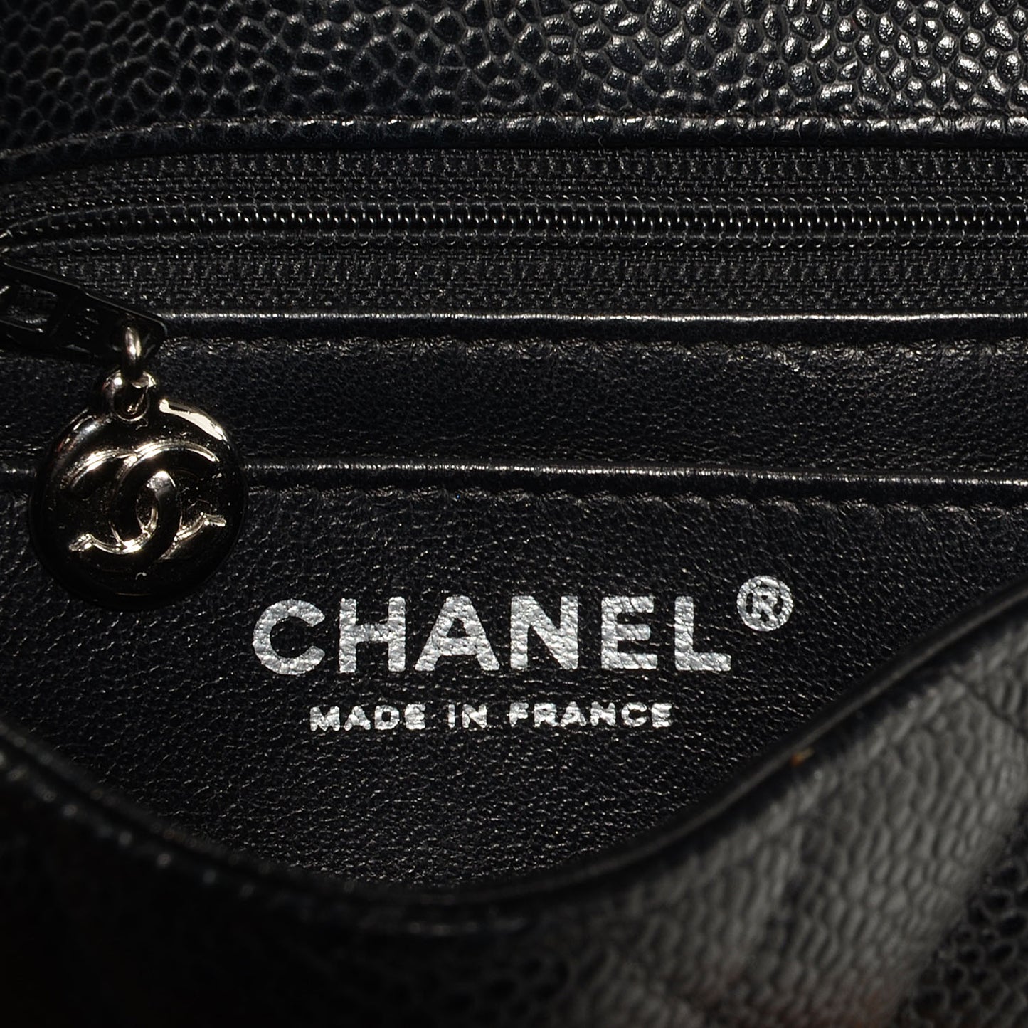 Caviar Quilted Mini Square Flap Bag Black