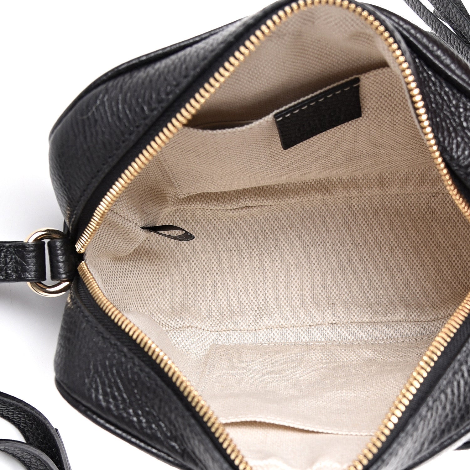 Gucci Pebbled Calfskin Small Soho Disco Bag Black 4 of 9