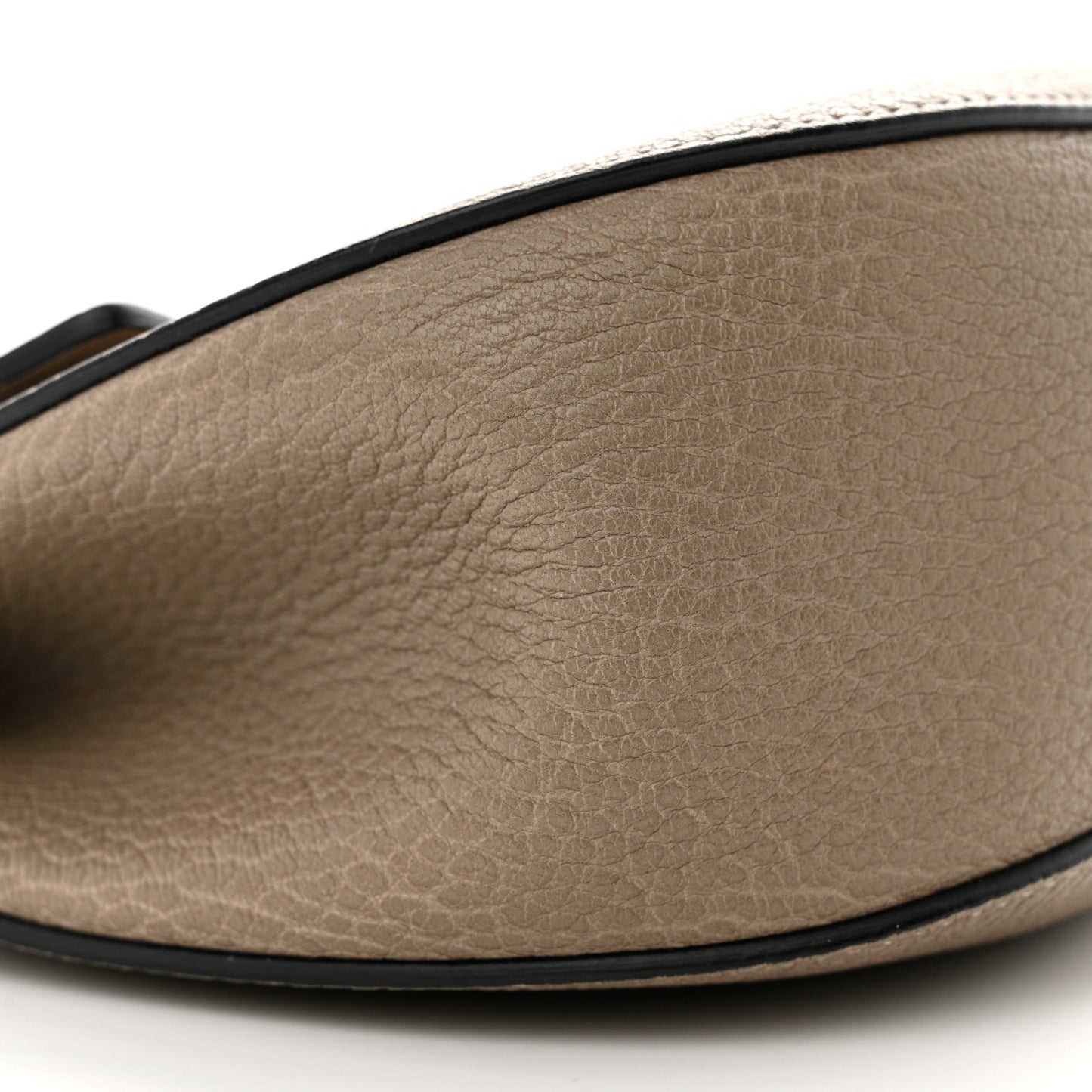 Grained Lambskin Drew Shoulder Bag Motty Grey