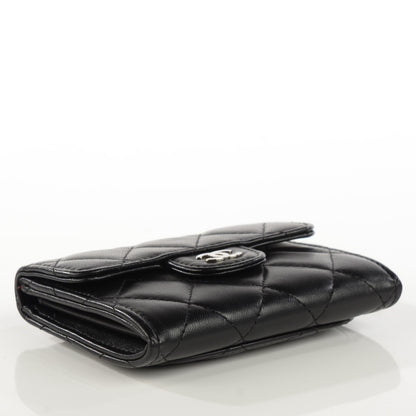 Chanel Lambskin Quilted Coin Purse Black 4 of 7