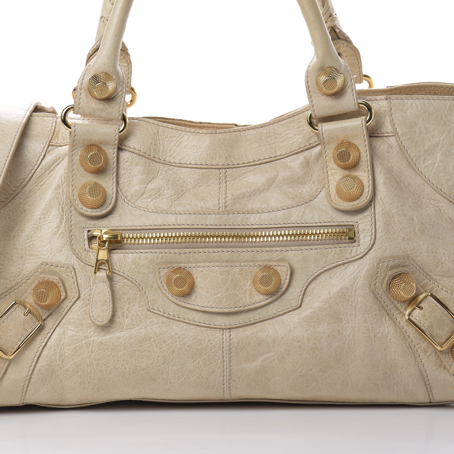 Balenciaga Goatskin Giant 21 Gold Hardware Part Time Natural 8 of 20