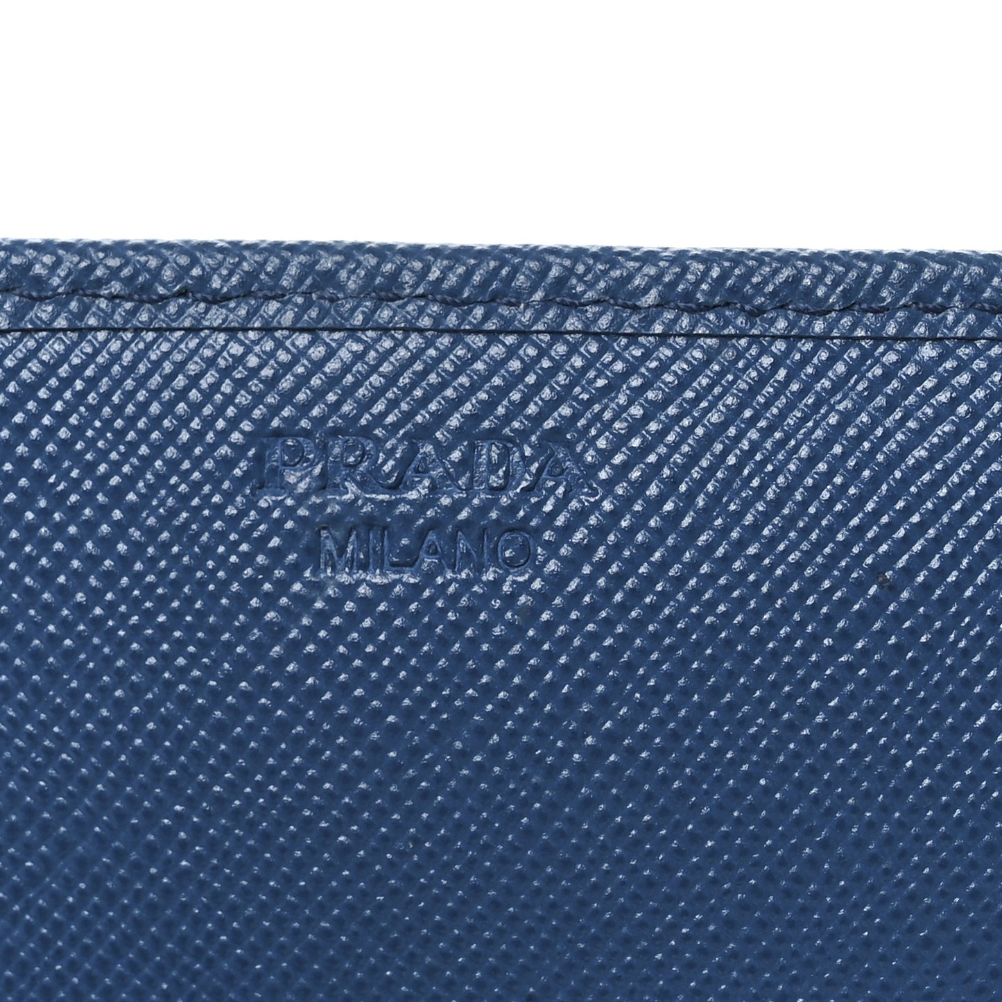 Saffiano Metal Continental Flap Wallet Bleuette