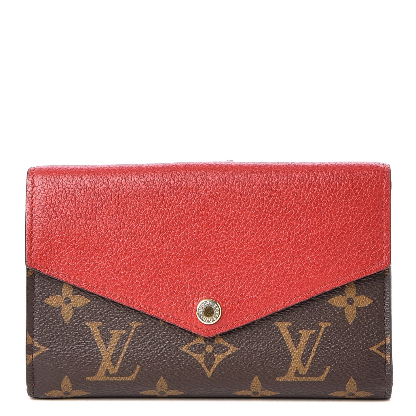 Monogram Pallas Compact Wallet Cherry