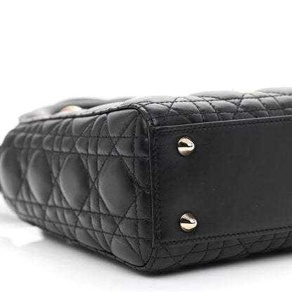 Christian Dior Lambskin Cannage Small My ABCDior Lady Dior Black 9 of 11