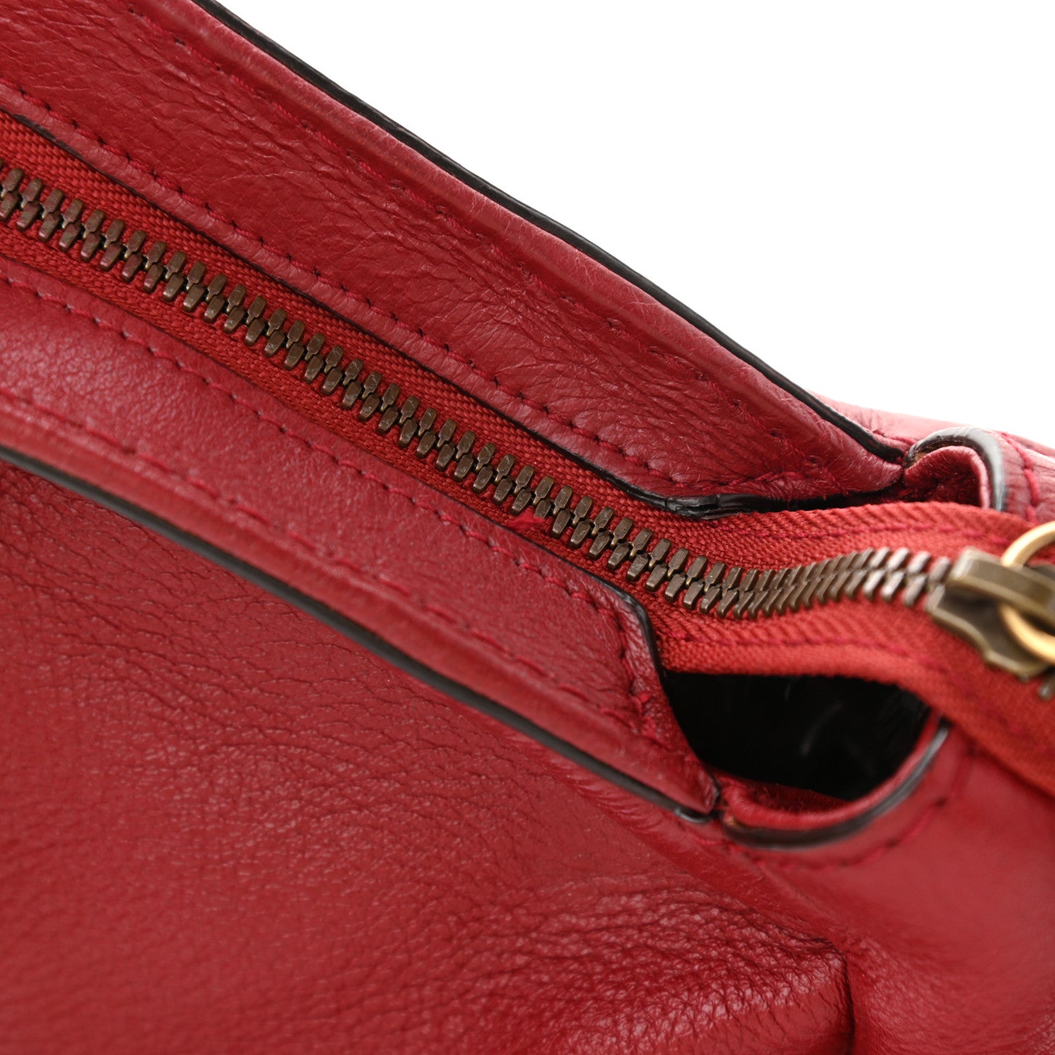 Gucci Calfskin Large Re(Belle) Top Handle Bag Red 12 of 12
