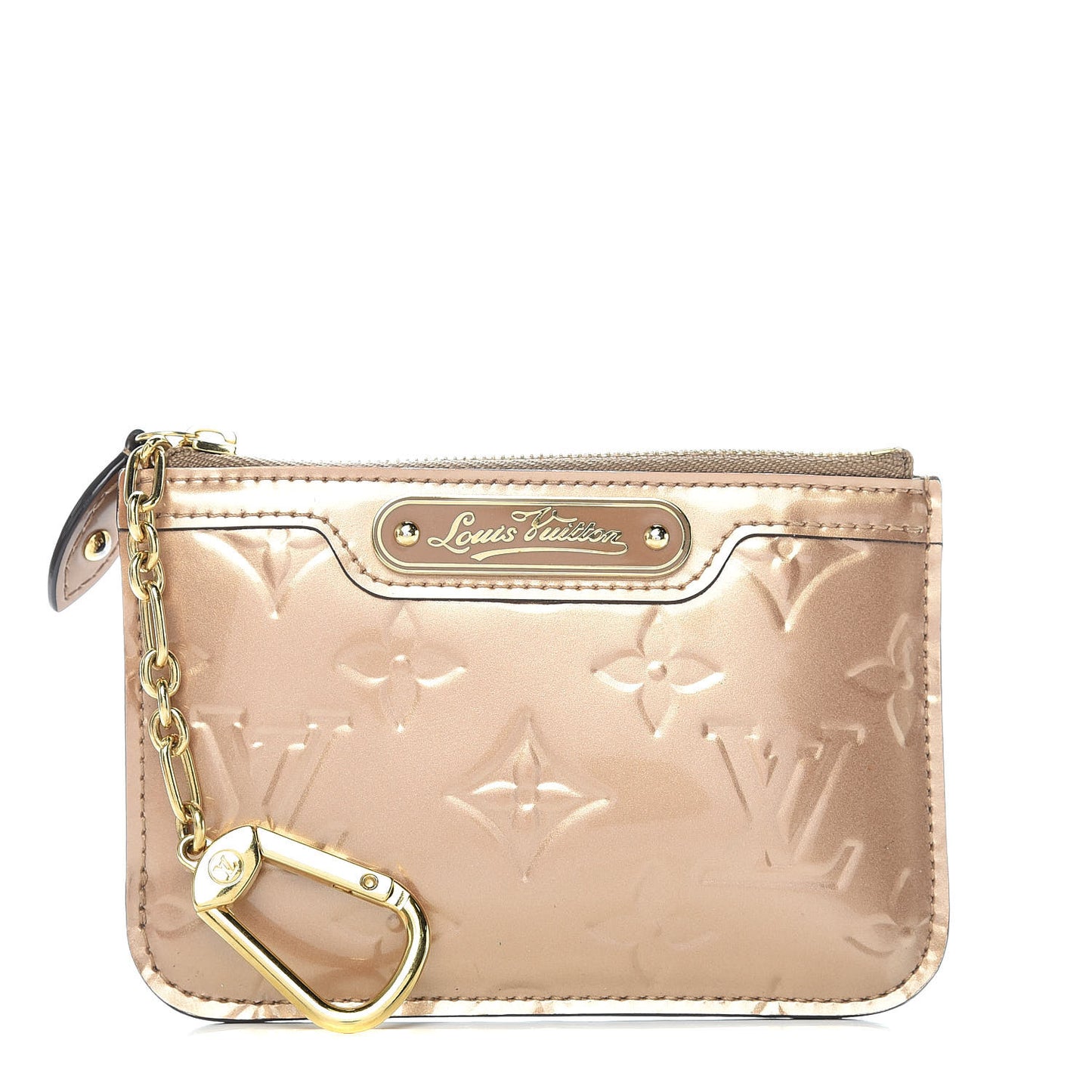Vernis Key Pouch Beige Poudre