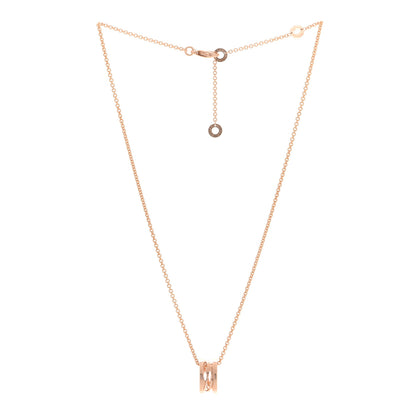 Bulgari 18K Rose Gold B.Zero1 Open Legends Pendant Necklace 3 of 10