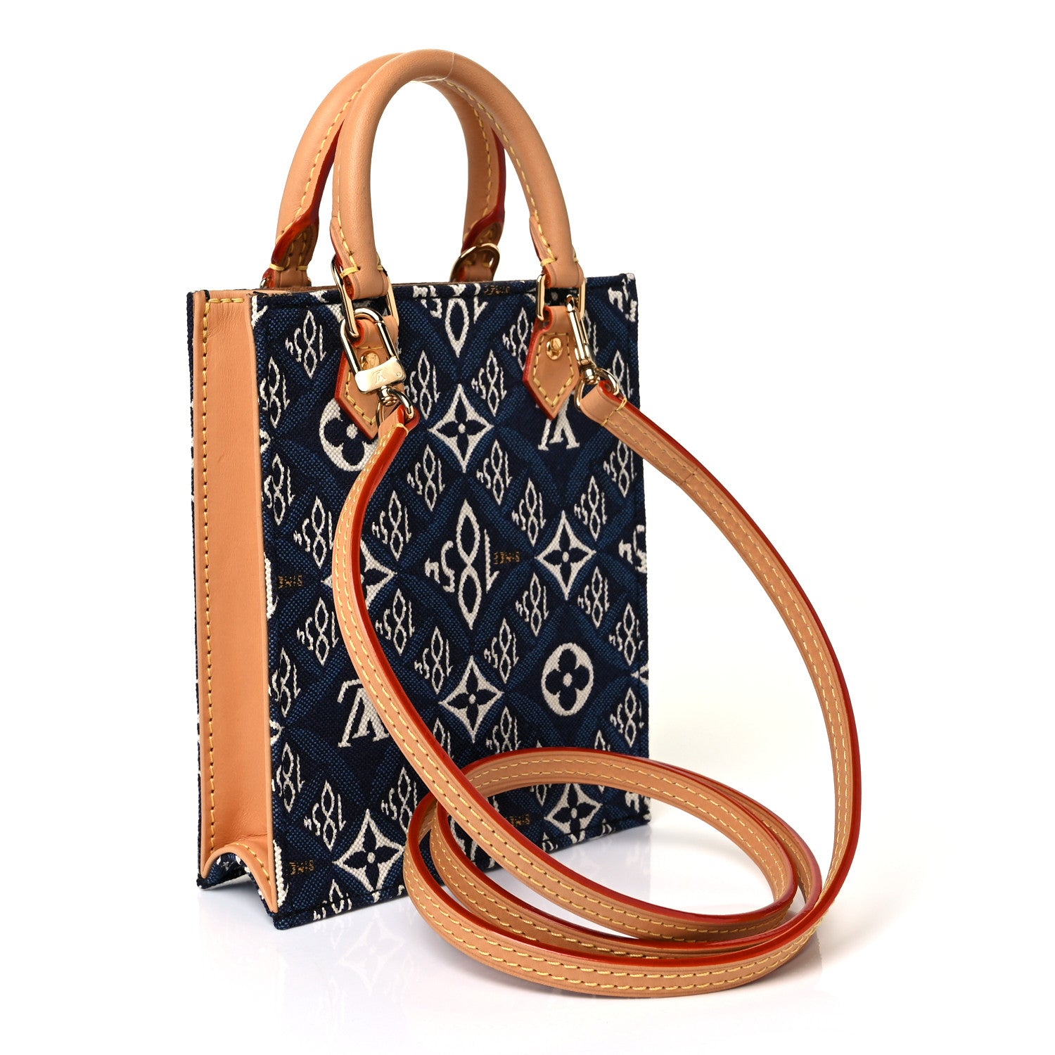 Louis Vuitton Jacquard Since 1854 Petit Sac Plat Blue 2 of 7